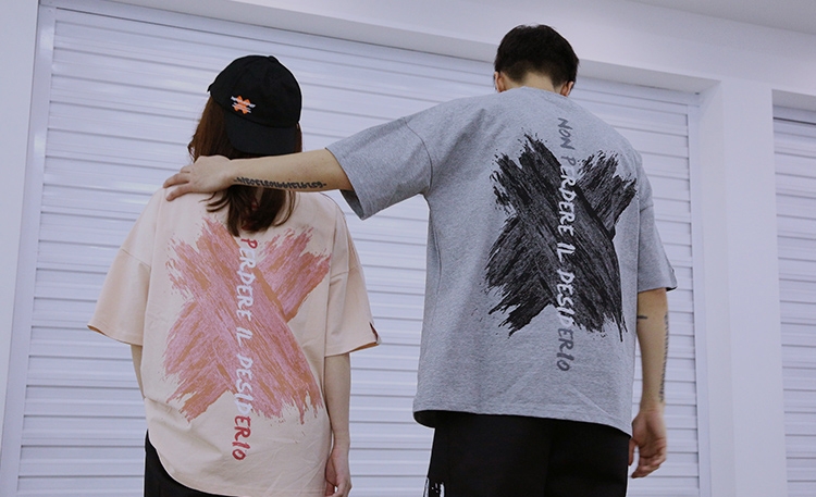 趣味涂鸦t恤,ins风格夏季t恤趣味涂鸦