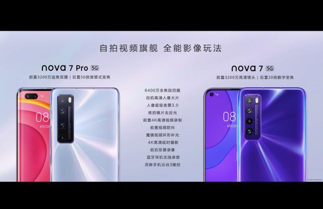 5G自拍视频旗舰——华为nova7系列天猫首发享6分期免息