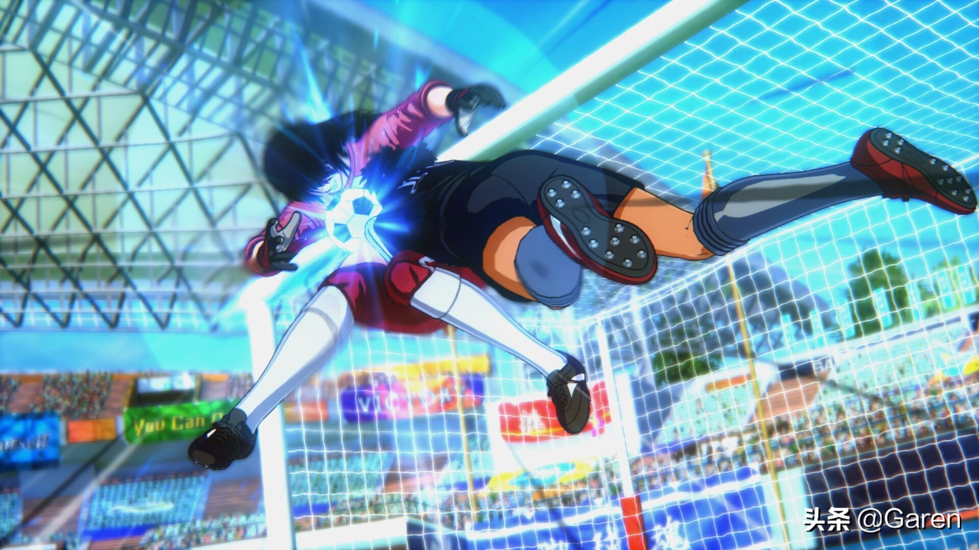 博学多才的足球小子,天空飞翔的男孩