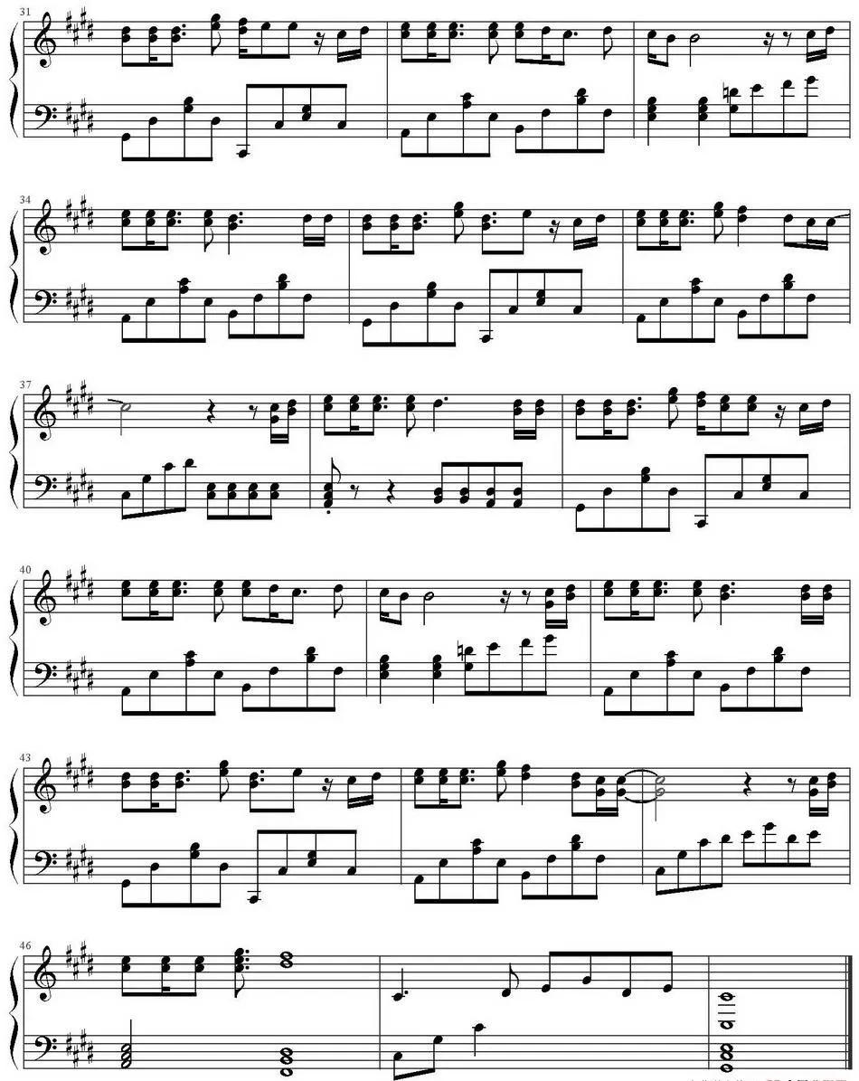 父亲简谱完整版曲谱,父亲完整版带简谱