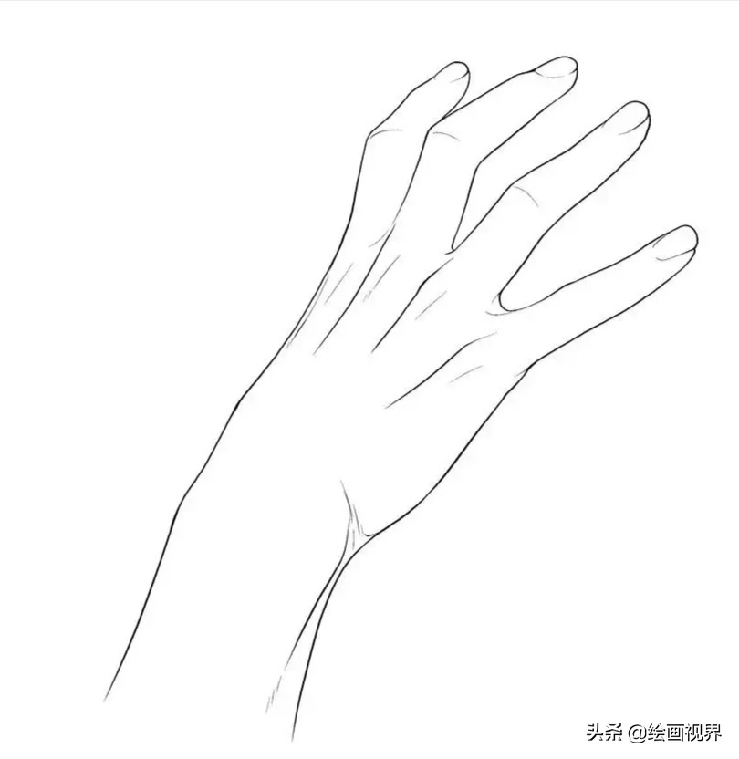 手的画法零基础古风,手的画法简单易学