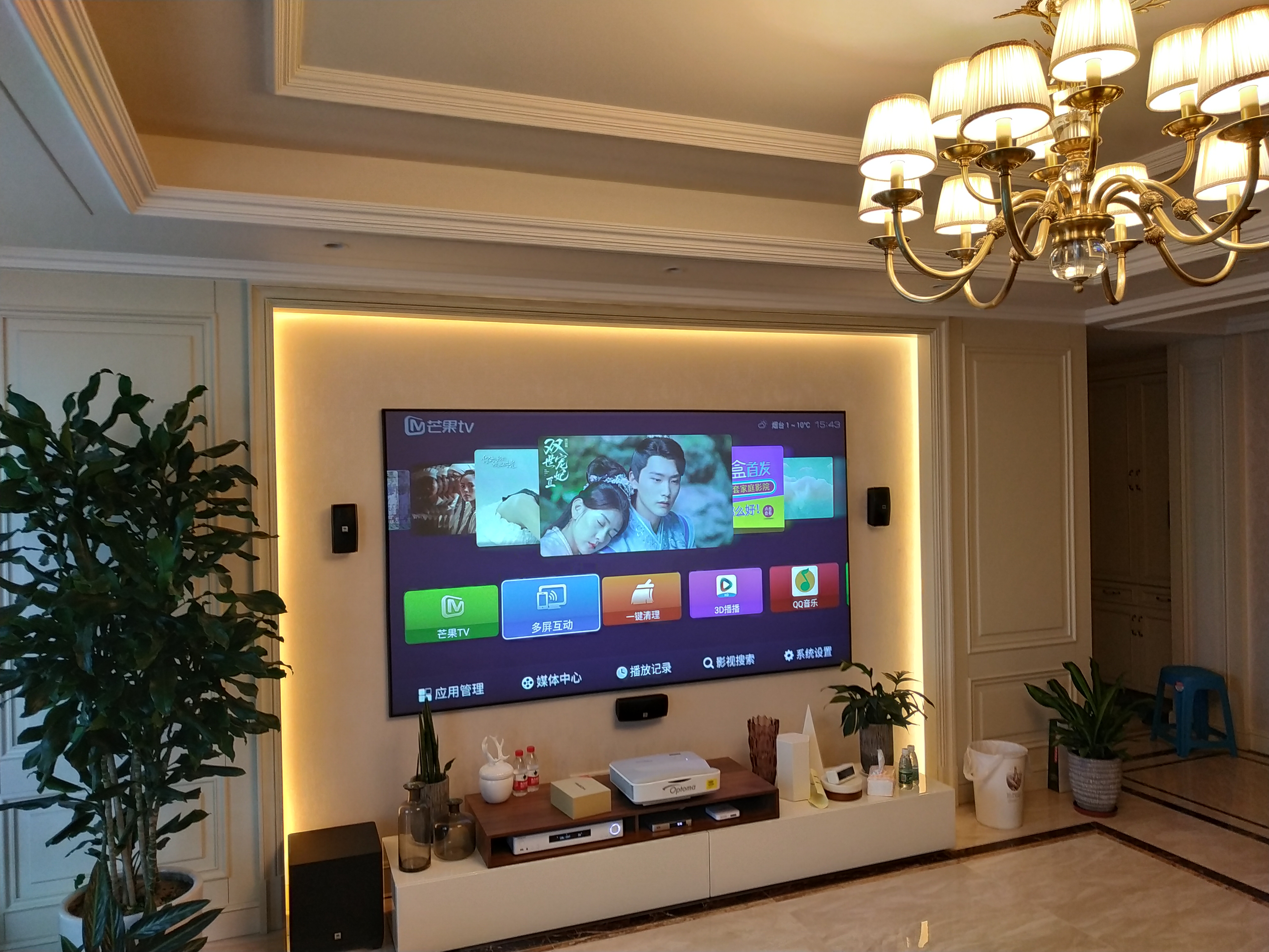 家庭影院嵌入式音响案例,家庭卫星影院5.1音响推荐