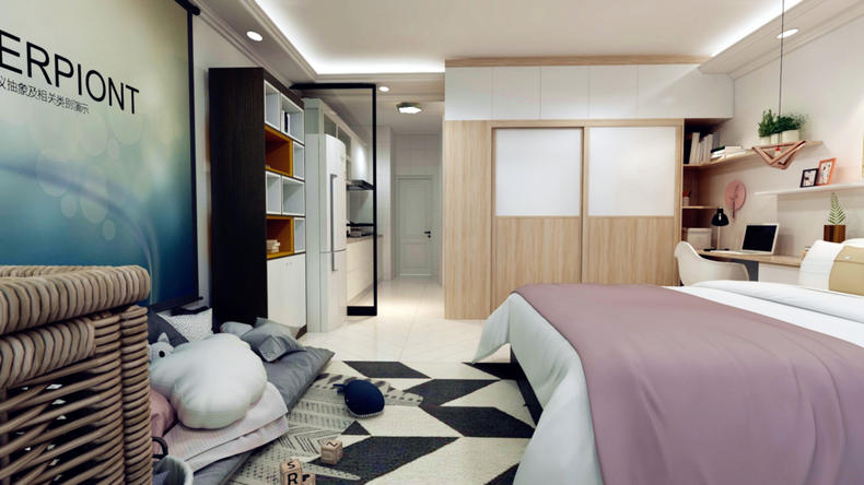 女生的房间凌乱,女孩子的凌乱卧室