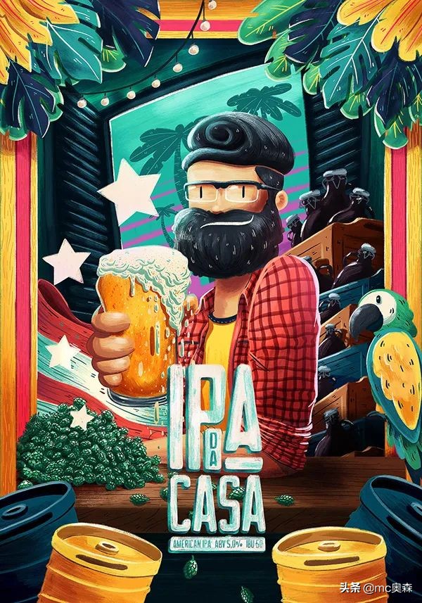 简单又能让人眼前一亮的插画配色,一组很有视觉震撼力的插画作品