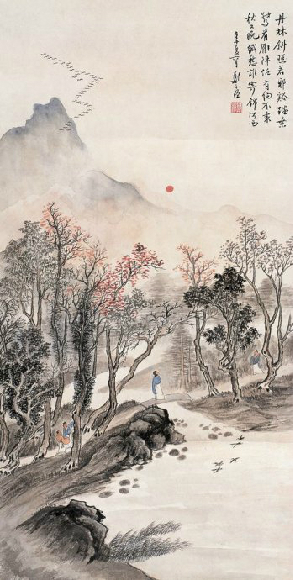 郑午昌花鸟,丝鬓散人郑午昌百幅绘画作品赏析