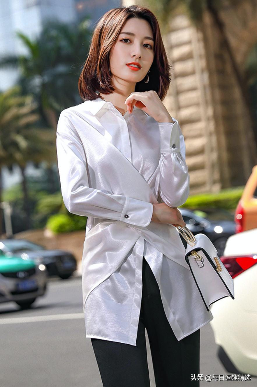 热门趋势女式衬衫,2020年中年女装秋装长袖衬衫