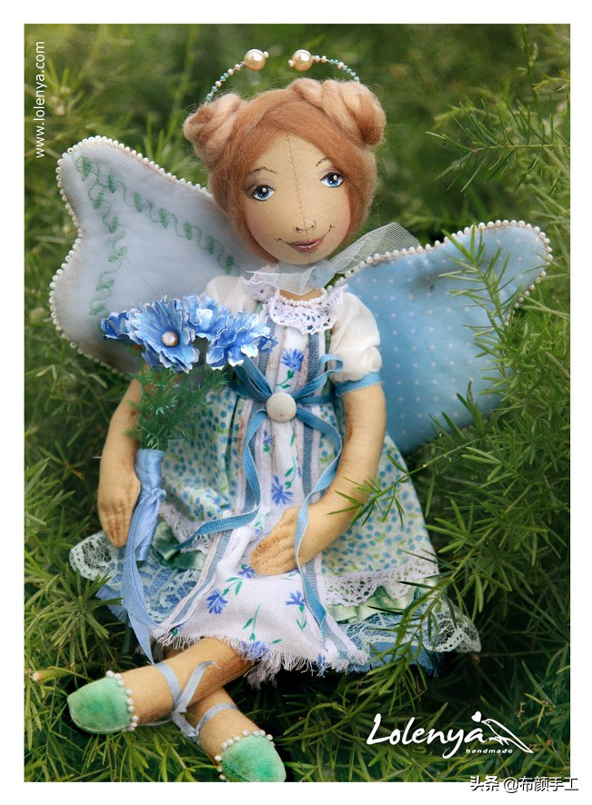 OlgaAbakumova的布艺娃娃,魔法花园里小花仙