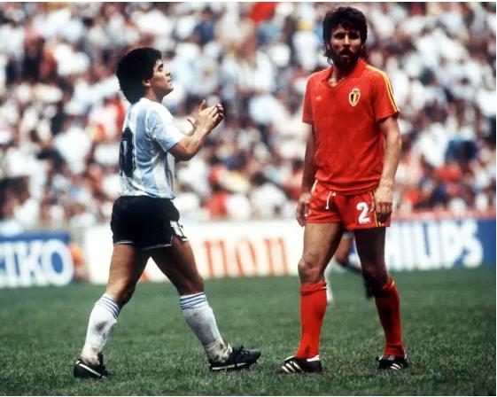 马拉多纳和中国,马拉多纳与世界球星的合影