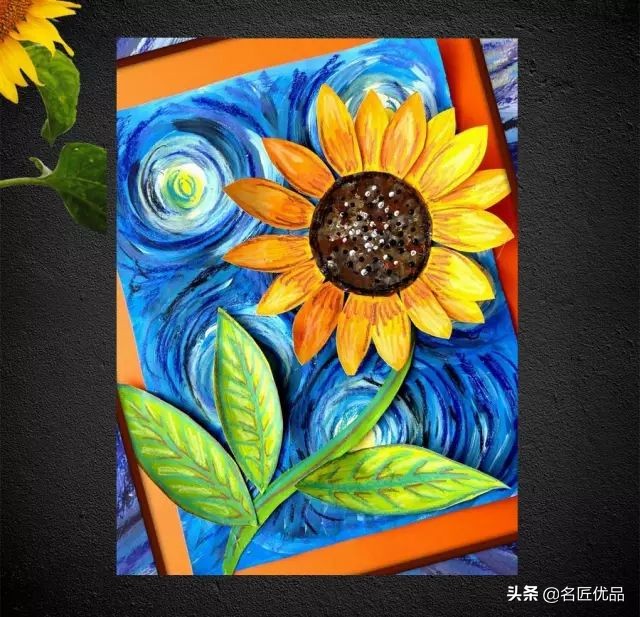 幼儿园向日葵绘本手工制作简单的,向日葵手工diy图片大全大图