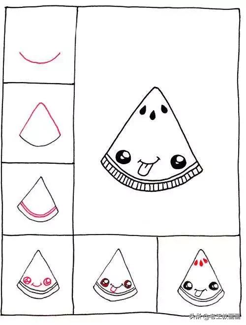 最简单的简笔画教程,超简单儿童简笔画入门初学