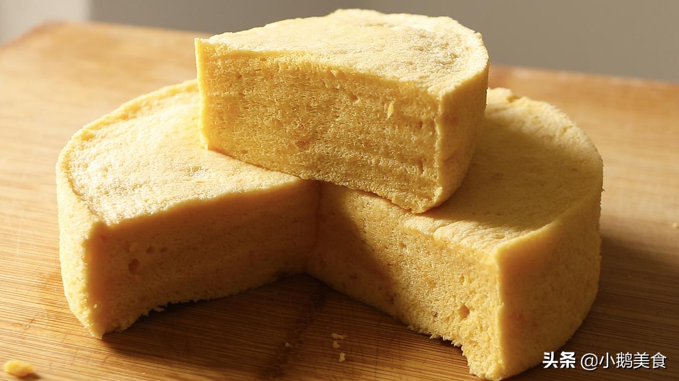 蛋糕用电饭锅蒸又简单又好吃,没有烤箱可以做的蛋糕视频