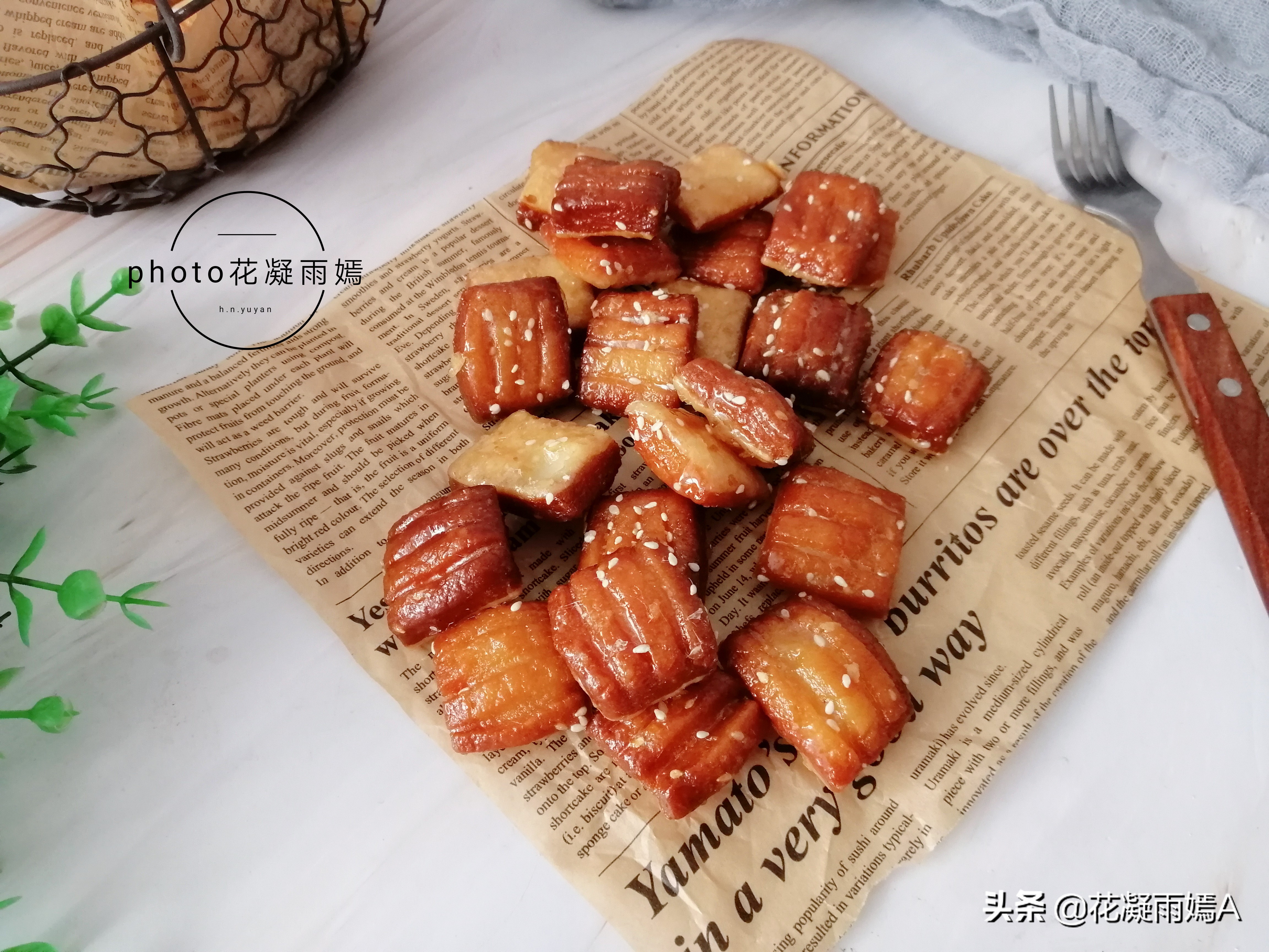 北方美食蜜三刀怎么做,家庭自制蜜三刀点心