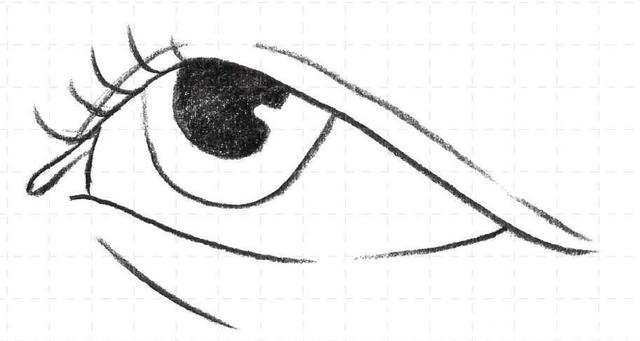 怎样画12种眼睛的不同画法,眼睛不会画