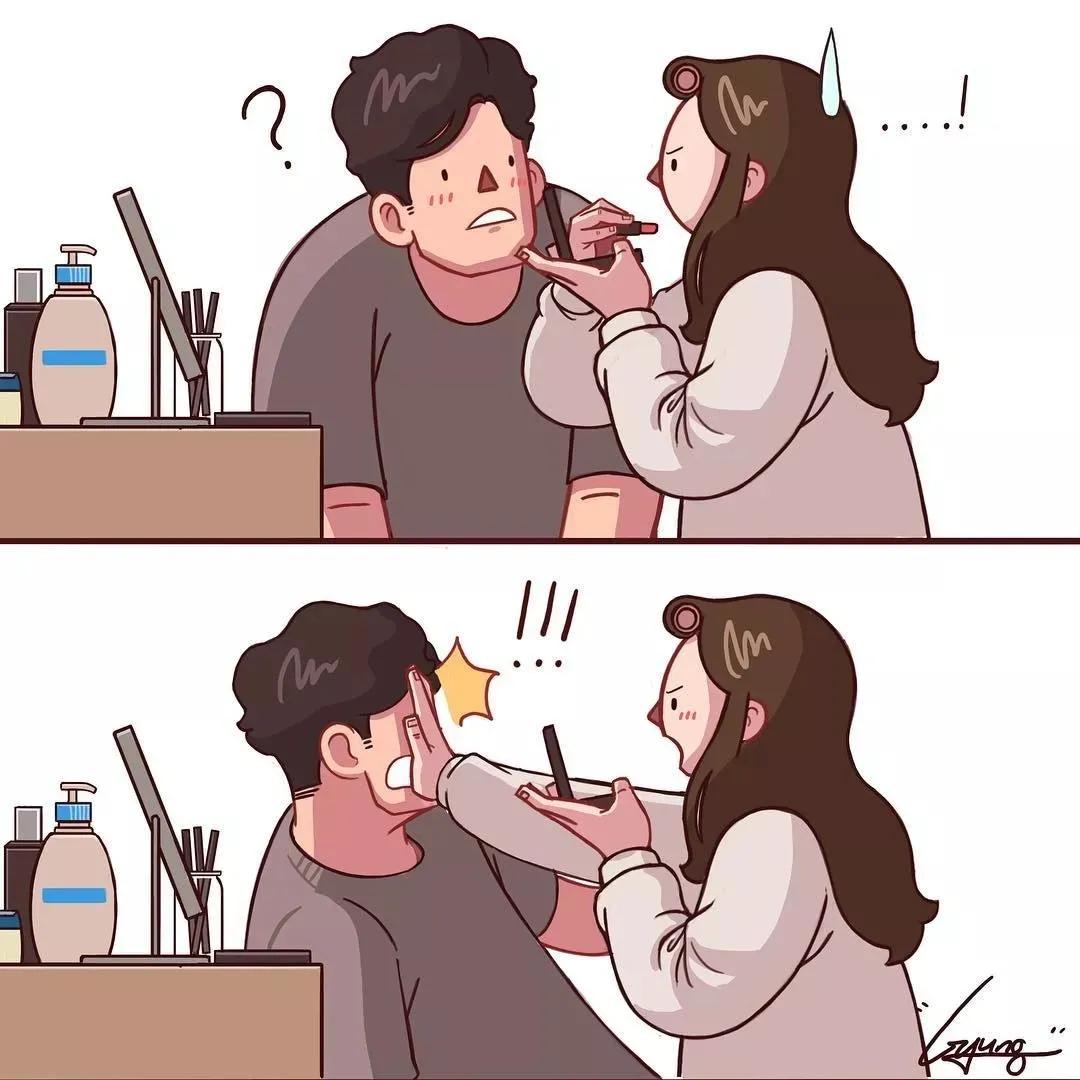 韩国插画师爱情故事,韩国插画大师情侣