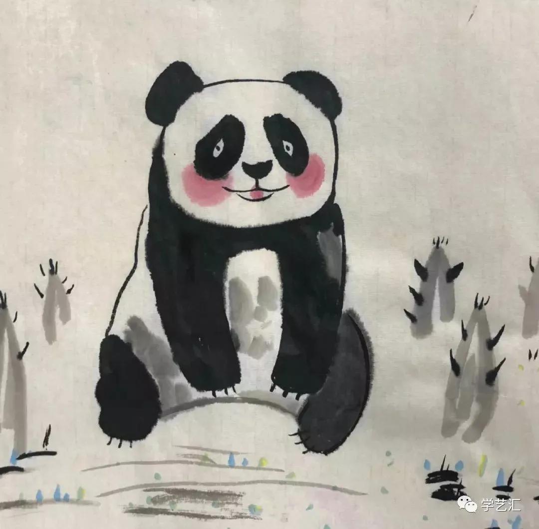 绘画水墨作品大全,水墨画儿童绘画技法新教程