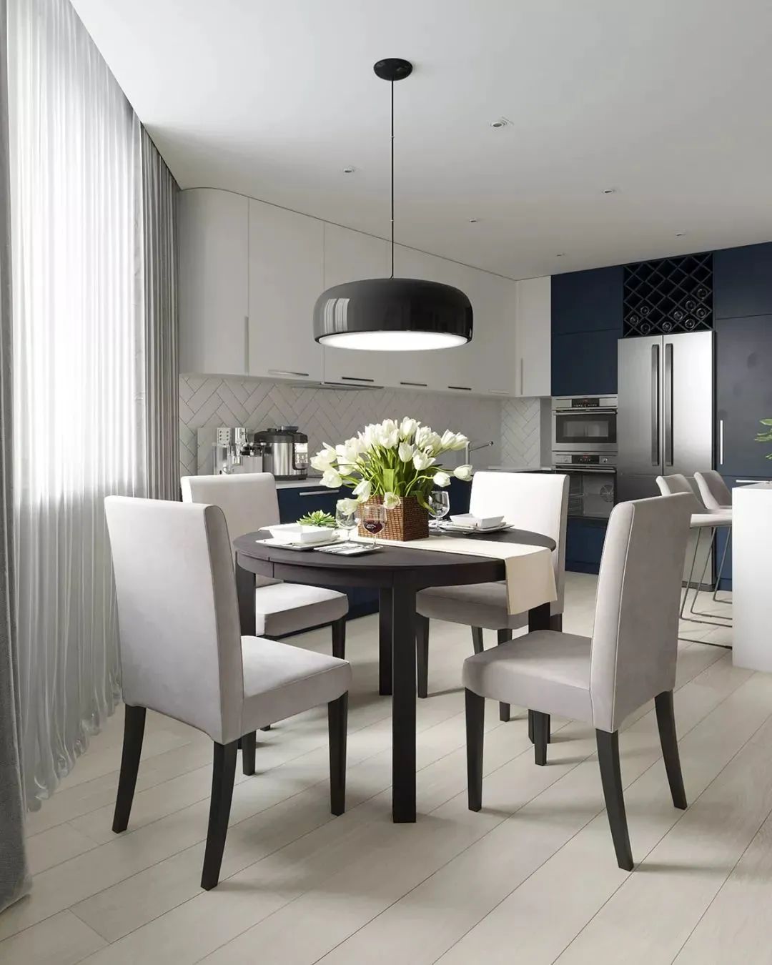 120平方现代简约显空间大,120平方现代简约风格