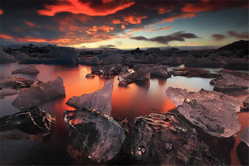 冰岛冰河湖介绍,冰岛风景钻石沙滩
