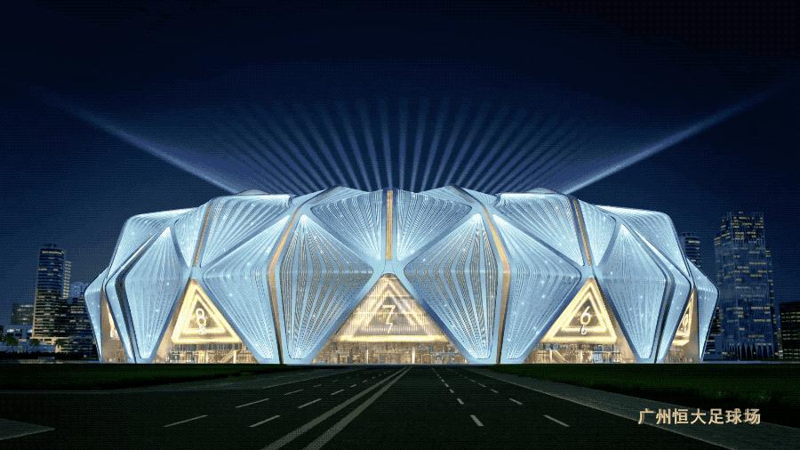 恒大球场效果图和视频,恒大新球场内部效果图曝光