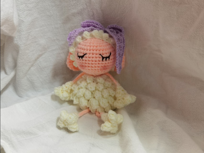 钩针玩偶羊咩咩图解教程,小胖手爱手工