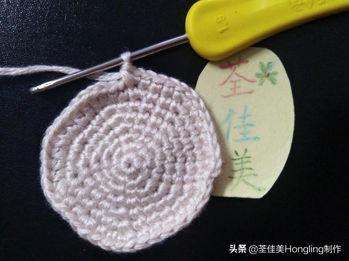 马蹄莲花的钩织教程,马蹄莲宽叶子的钩织教程