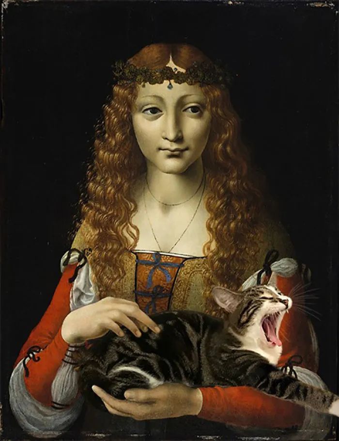 当名画遇上猫咪，是锦上添花还是画风突变？