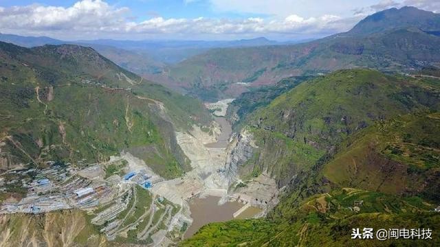 乌东德水电站大坝主体工程,乌东德大坝照片
