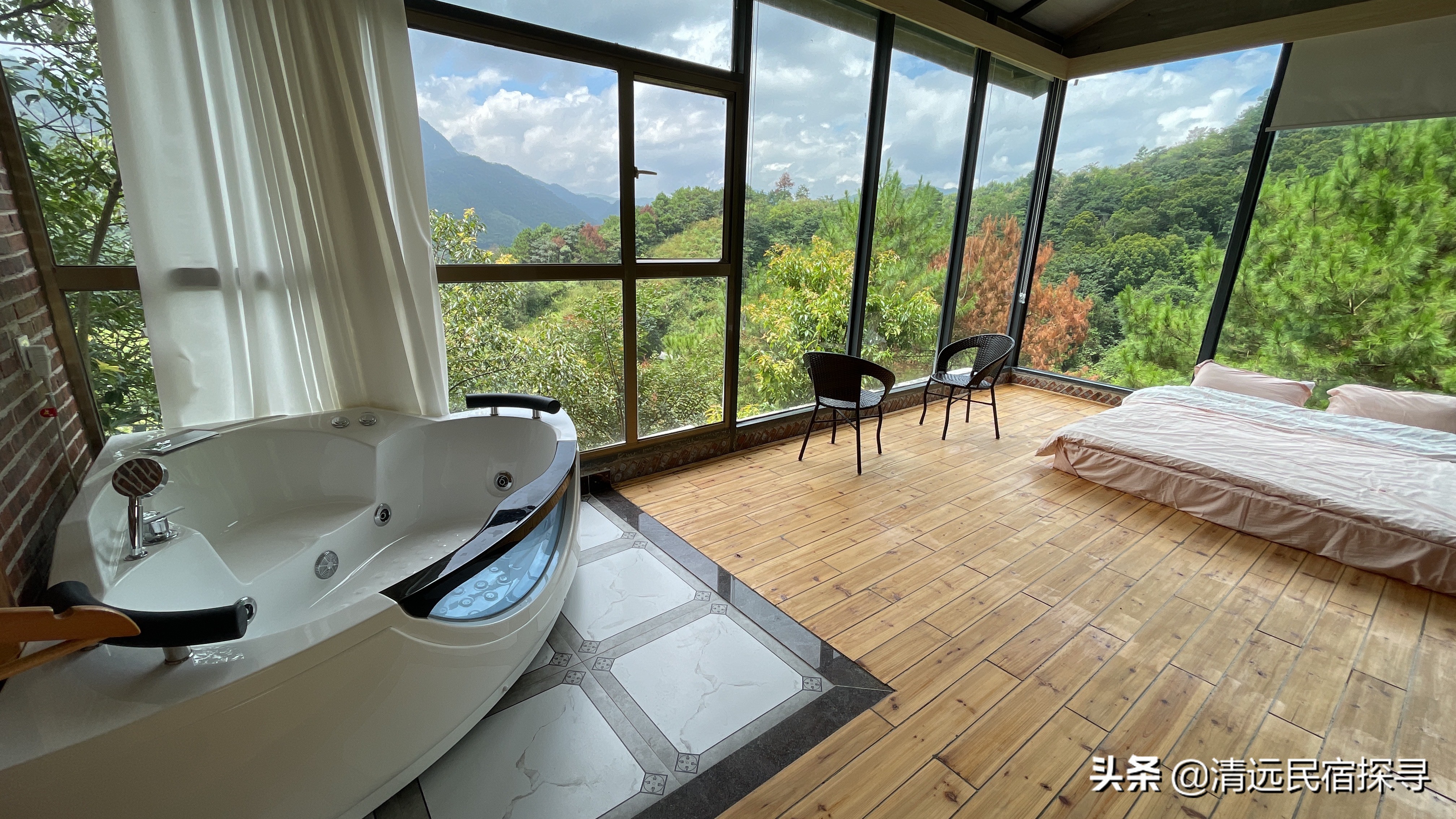 清远市民宿温泉最新推荐,清远带有温泉池房的民宿
