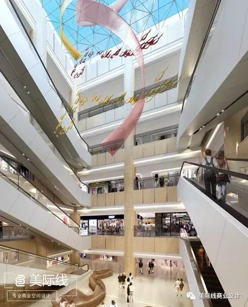 大型购物中心中庭设计案例,中庭设计商场