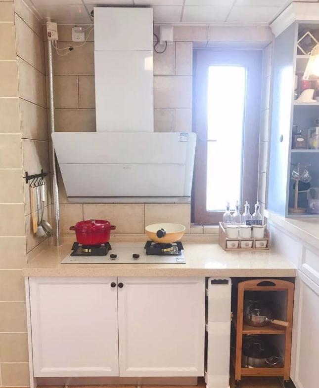 橱柜实用性,橱柜不做吊柜的效果