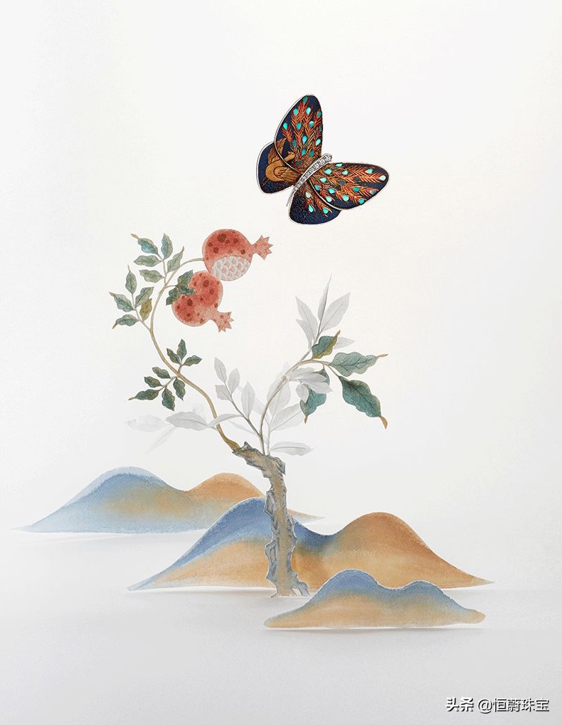 梵克雅宝蝴蝶胸针,梵克雅宝的历史著名胸针设计