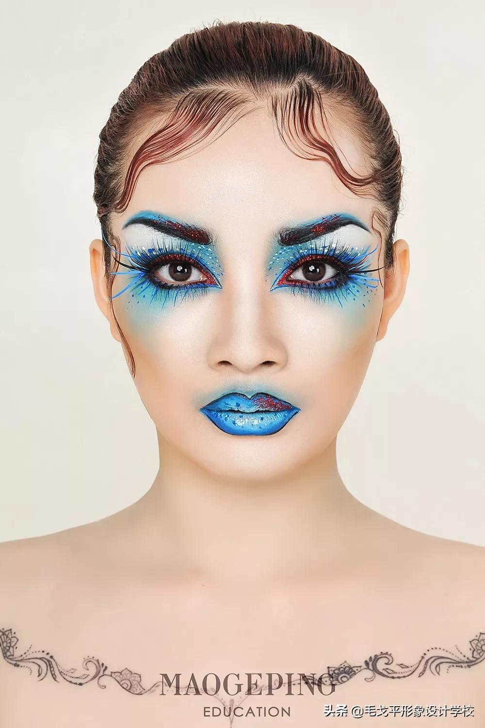 创意彩妆造型,时尚创意彩妆造型
