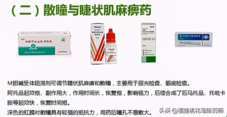 眼部常用药物有哪些,眼部用药操作方法