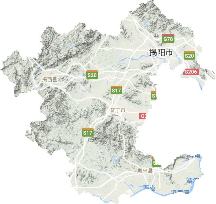 广东揭阳附近的城市,广东揭阳市属于哪个区