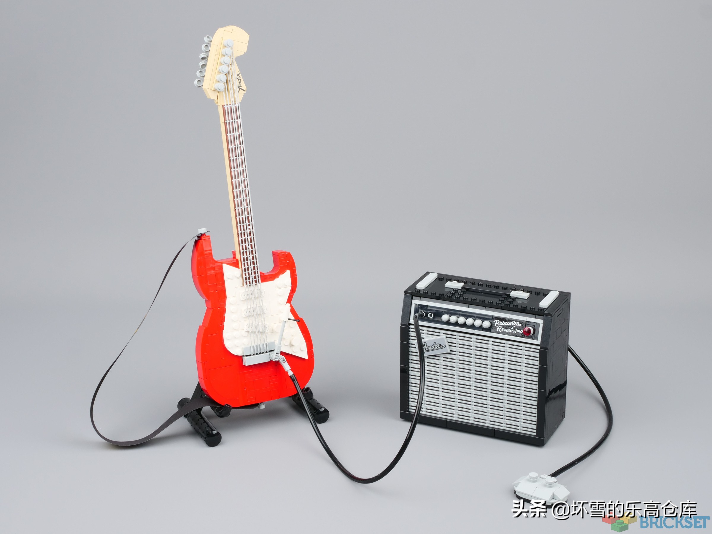 乐高芬达电吉他,乐高小颗粒吉他