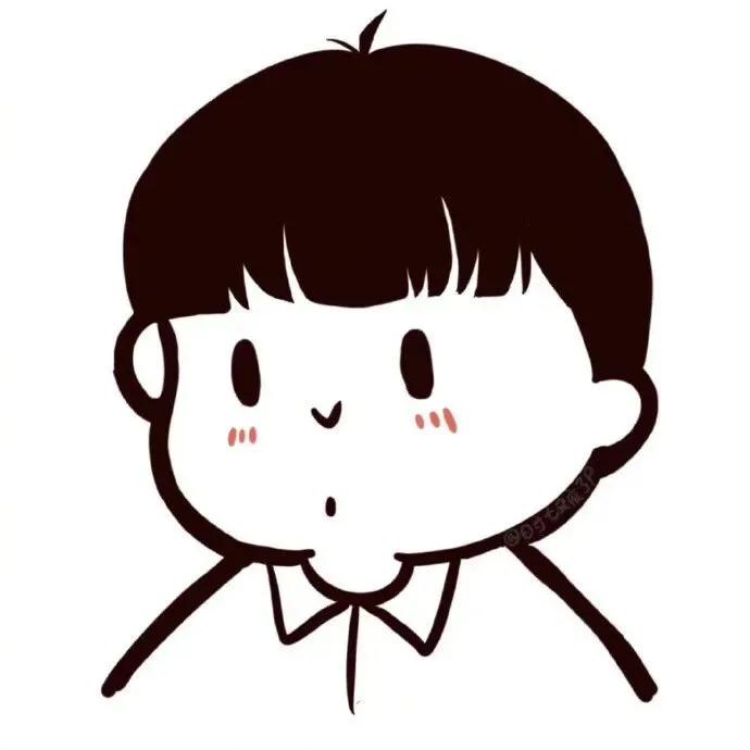 情侣头像卡通简单干净可爱一对,卡通情侣头像可爱呆萌一男一女