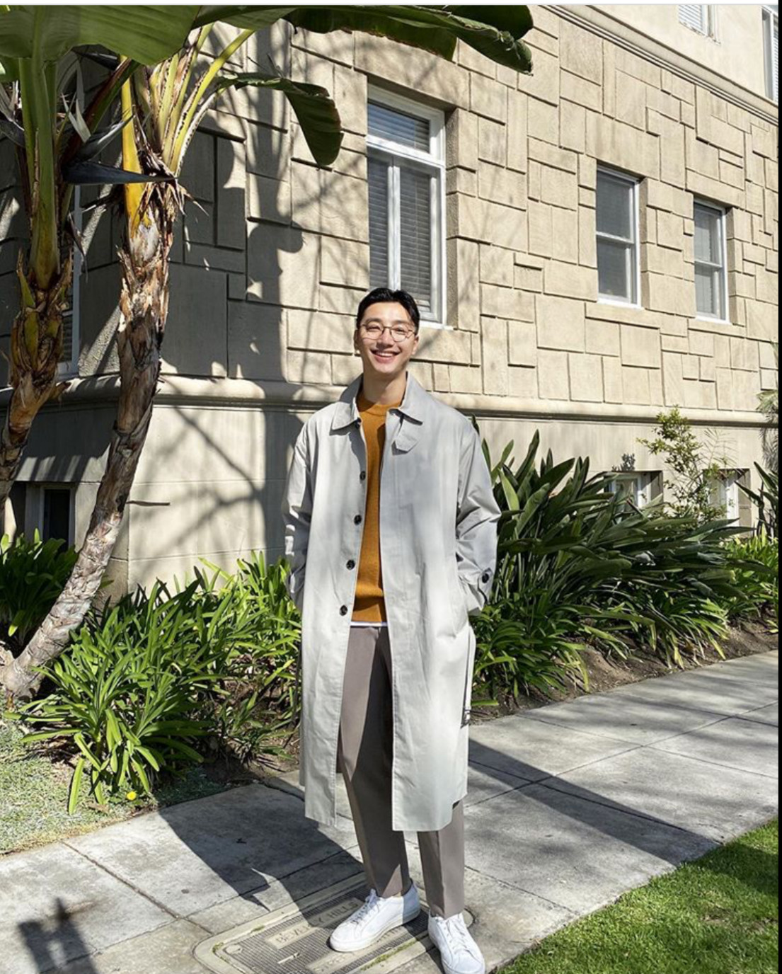 风衣穿搭法韩国,风衣穿法韩国