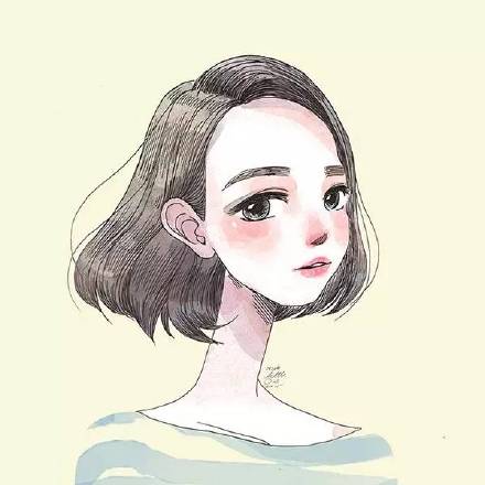 彩铅手绘动漫人物插画,彩铅人物画法作品欣赏