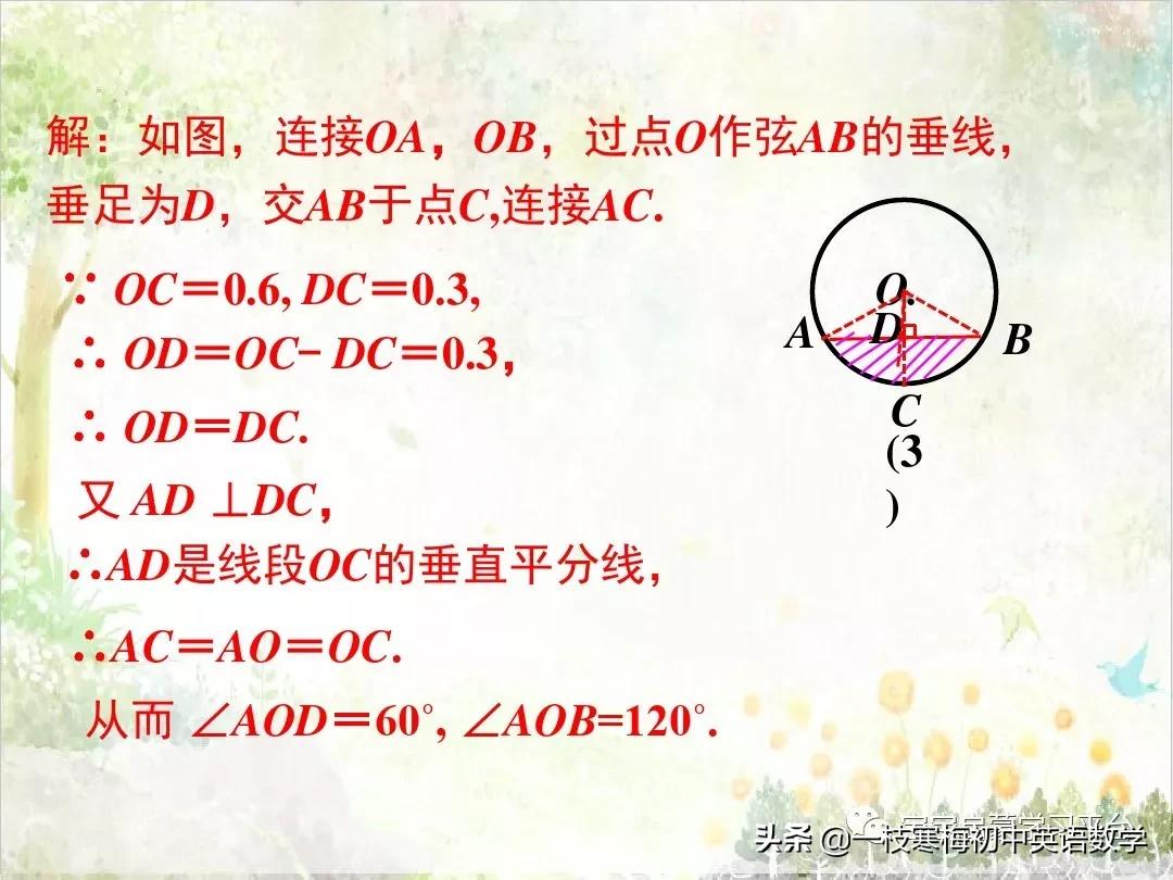 初三数学弧长和扇形面积经典题型,九下数学弧长与扇形面积讲解
