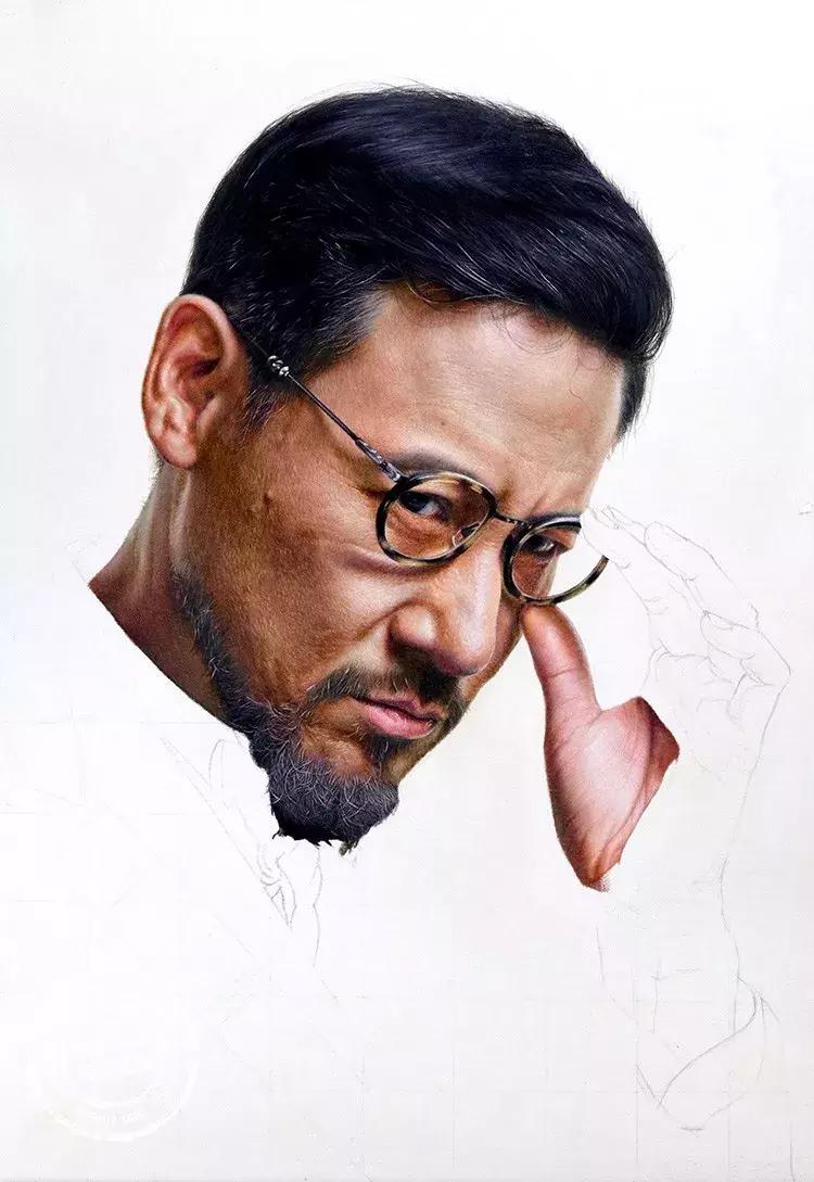 惊艳的彩铅画兔子,惊艳唯美的彩铅画