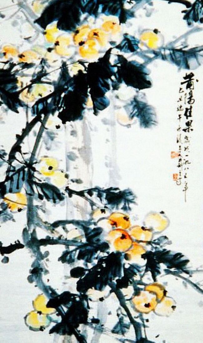 陈明谋国画作品欣赏,繁中手绘