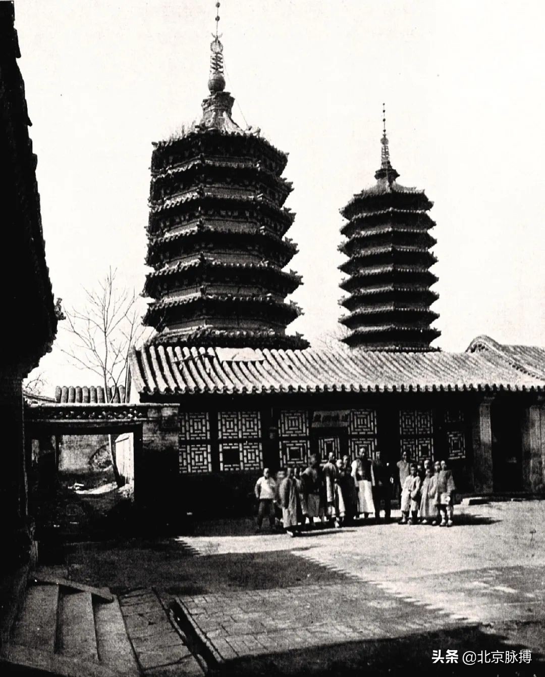画说丨百年前德国建筑师镜头下的北京宝塔