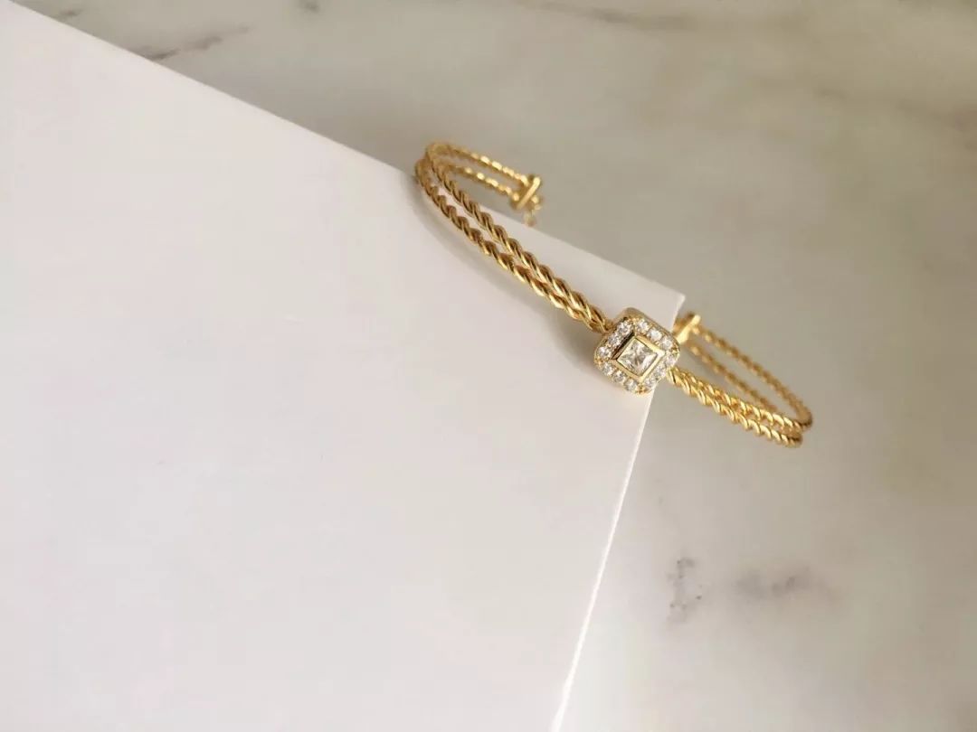 复古金重工项链,复古金项链配纯金吊坠