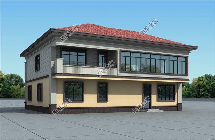 农村自建房七字地形怎么设计,7字型宅基地自建房设计图