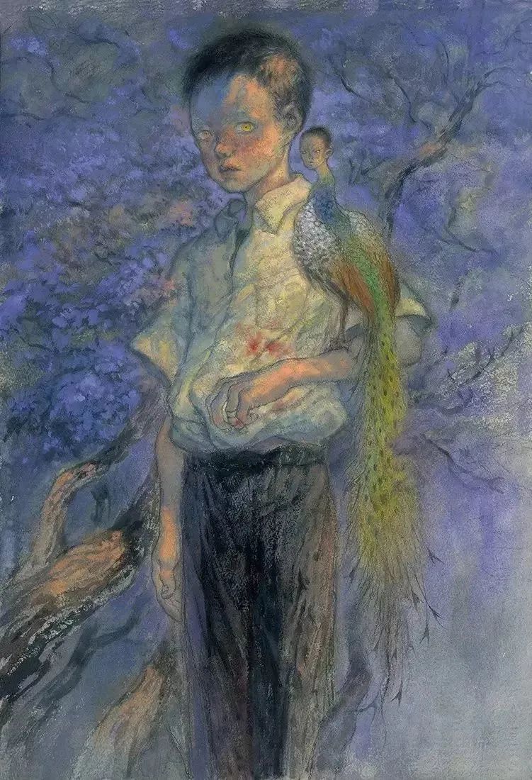 大鱼海棠唯美漫画插画设计,马克笔插画大鱼海棠