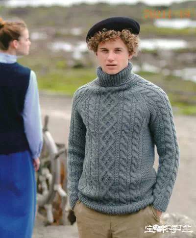 爱尔兰毛线编织图案大全,阿兰花样斗篷编织教程