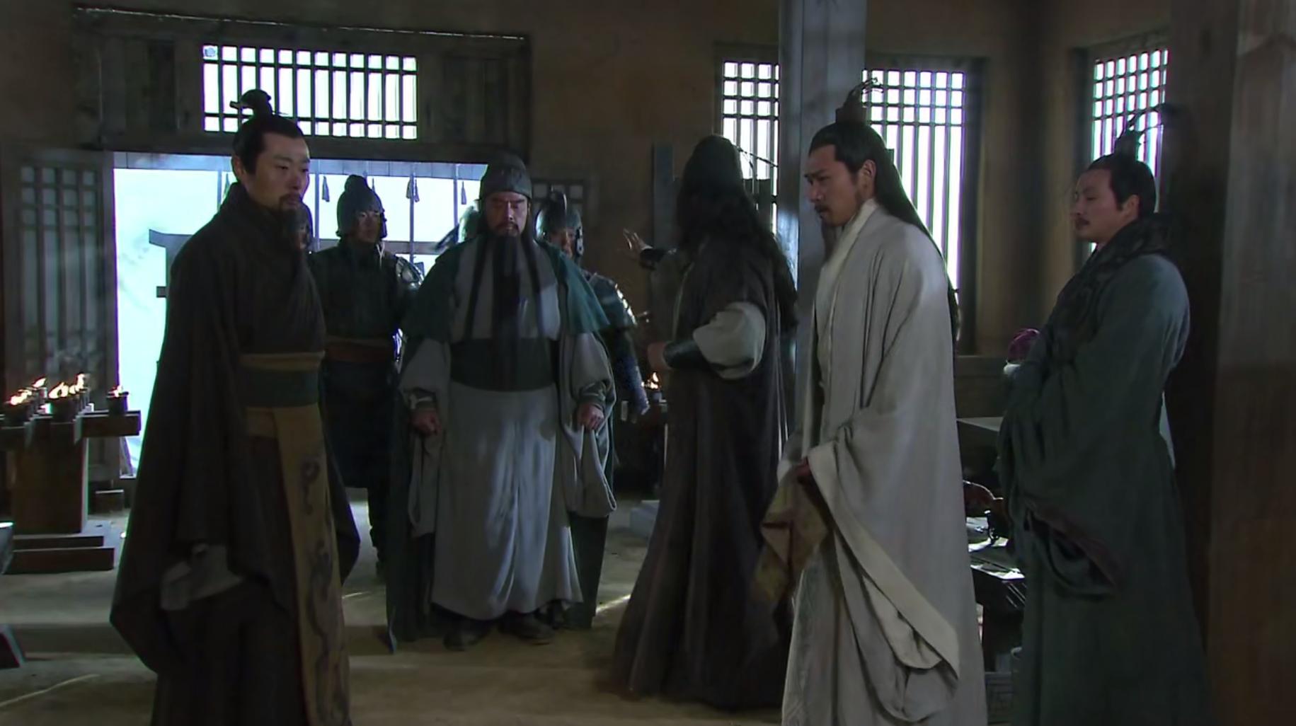 旧三国关羽放走曹操完整视频,三国华容道关羽放走曹操