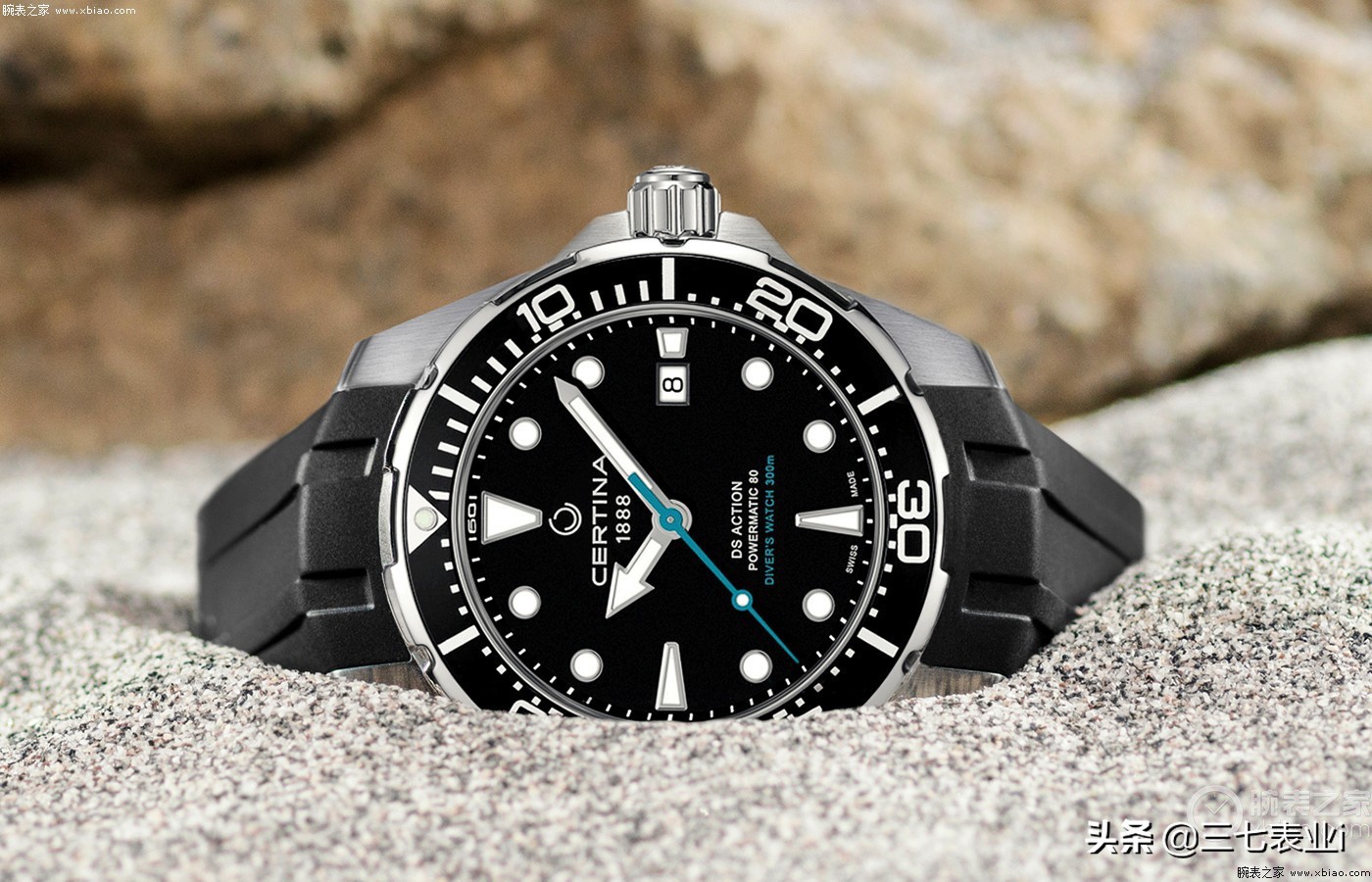 雪铁纳1000米潜水表,雪铁纳海龟潜水表评测