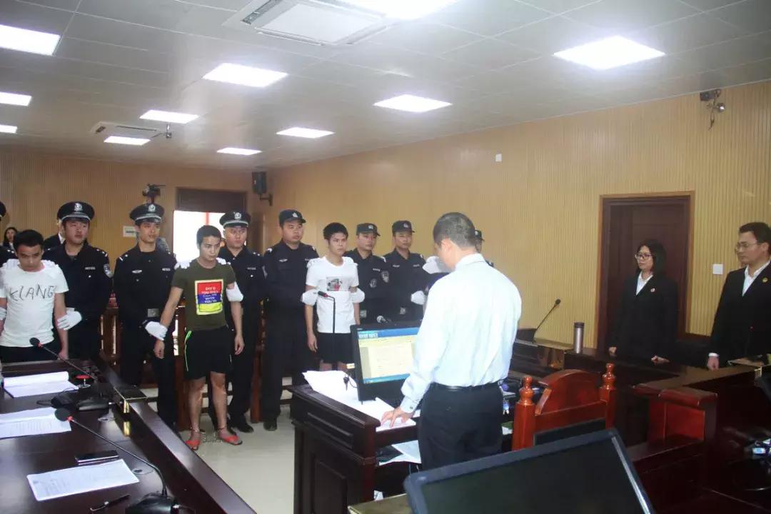 被告人麦某博、麦某卿、叶某奋、麦某等4人涉恶案一审宣判