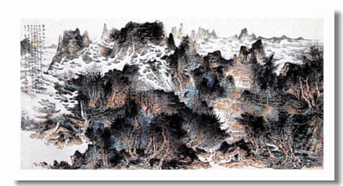 李向鸿山水画精品欣赏,李雁飞写意山水画