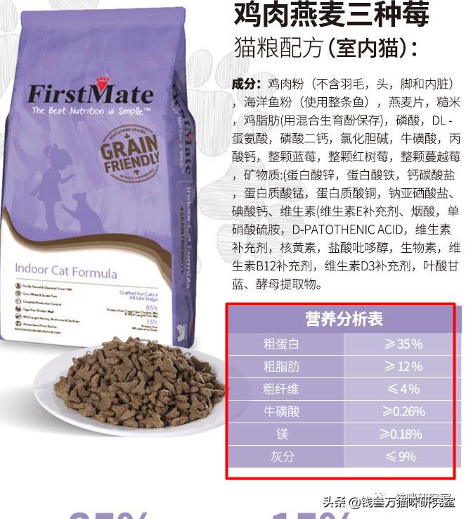 firstmate菲斯美猫粮测评,菲斯美猫粮官网